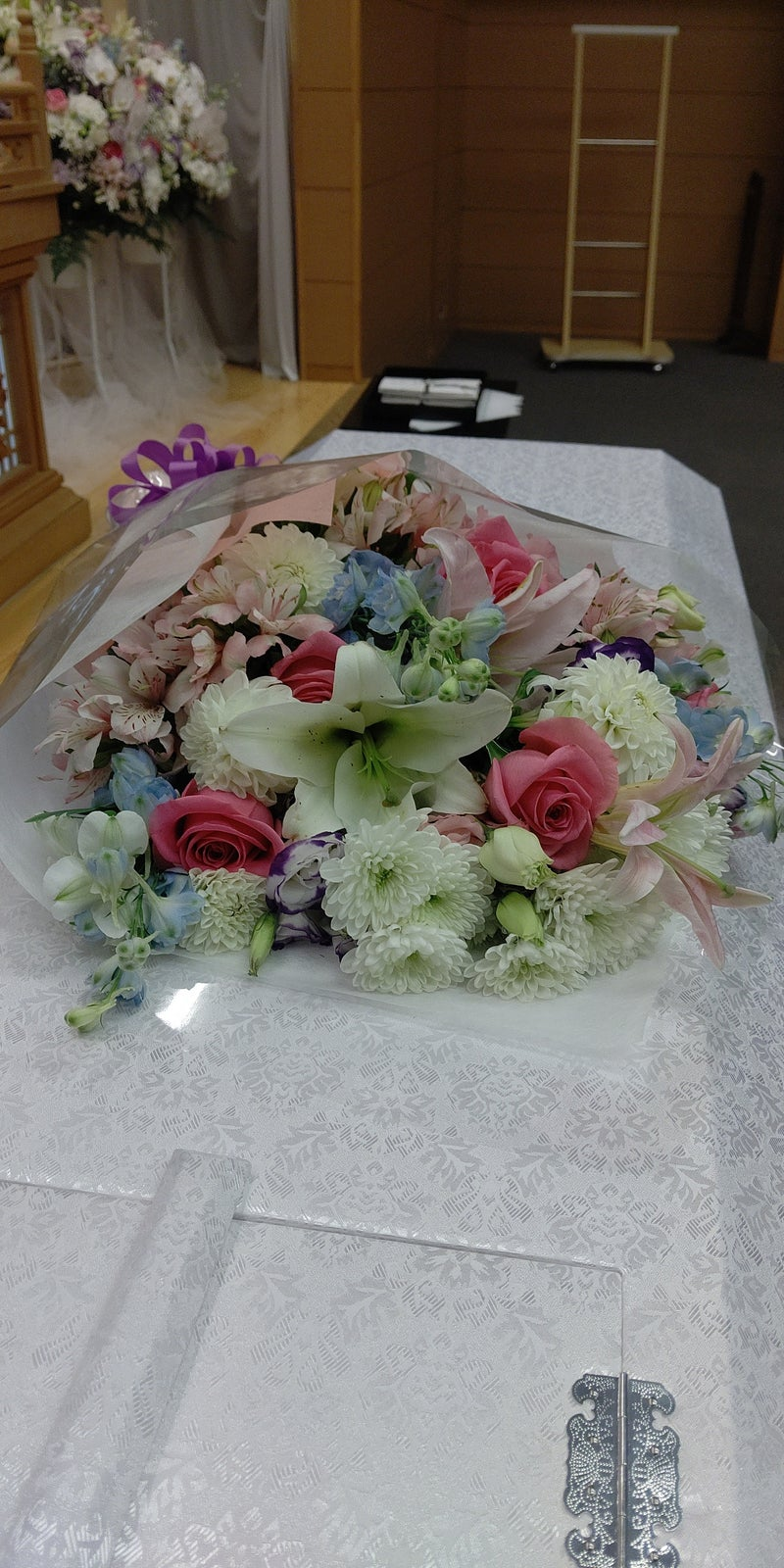 埼玉県川越市葬儀社セレモニーサロン　生花祭壇・生花アレンジ