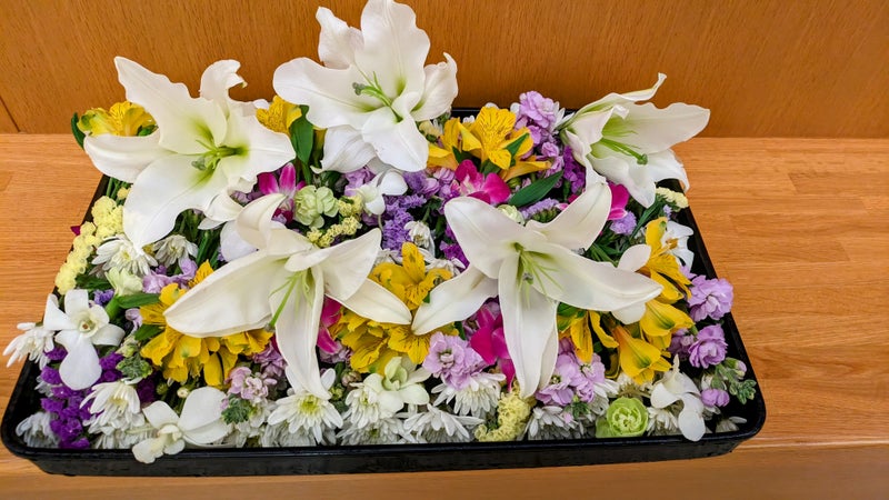 【埼玉県川越市葬儀セレモニーサロン】生花祭壇・生花アレンジ