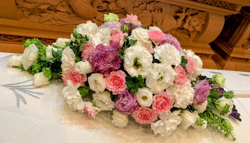 【埼玉県川越市葬儀セレモニーサロン】生花祭壇・生花アレンジ