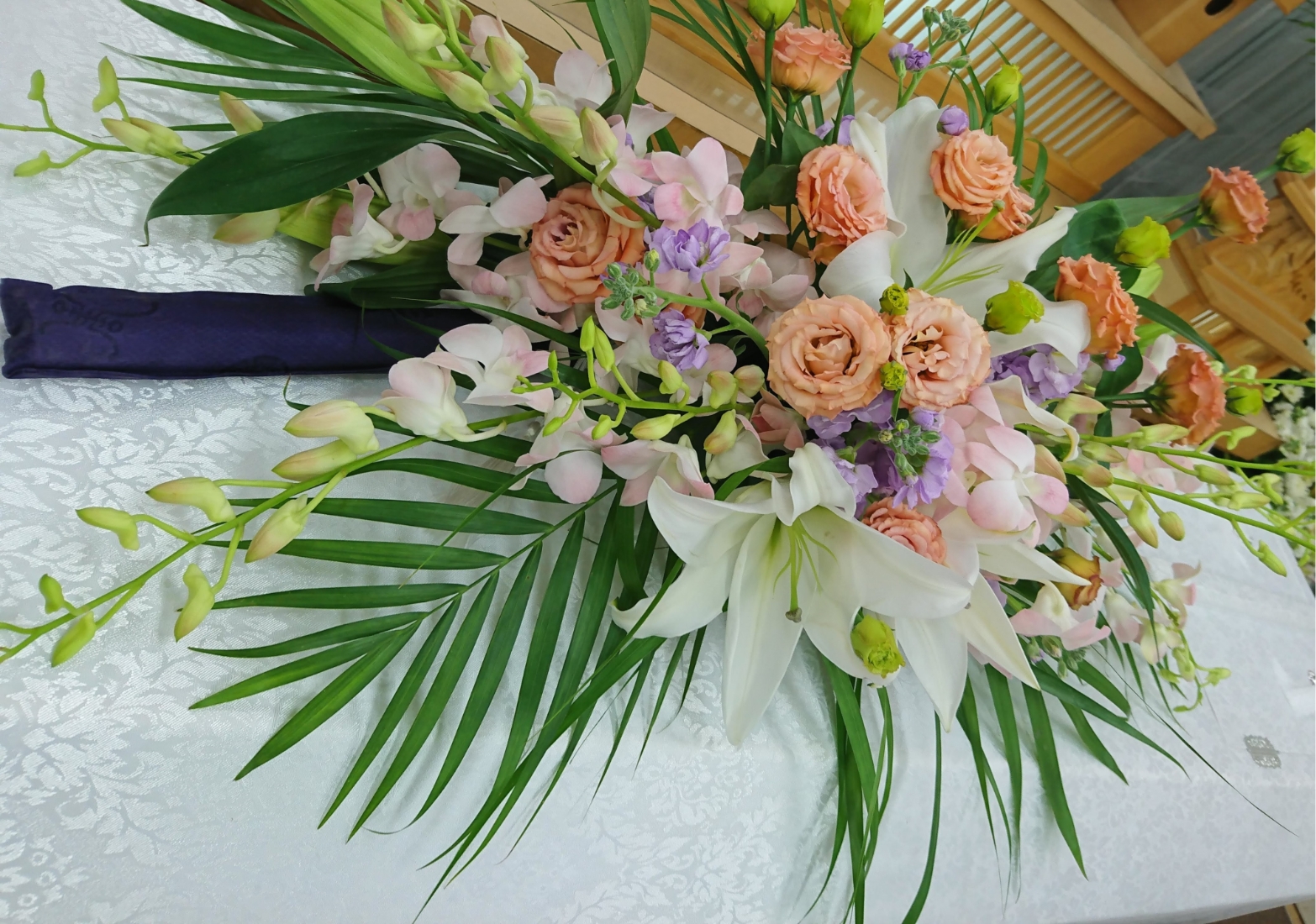 【埼玉県川越市葬儀セレモニーサロン】生花祭壇・生花アレンジ